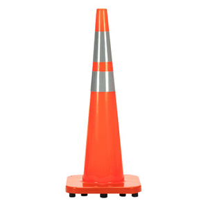 RC900D-3 36' SOLID FLOWING ORANGE PVC-VERKEHRKEGEL